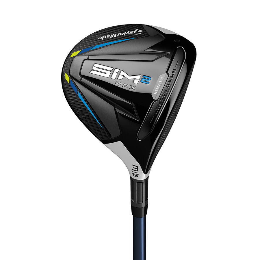 TaylorMade SIM 2 Max 3 Wood 15 Degrees - Left Handed - Regular Flex Shaft